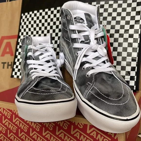 Vans Comfycush Sk8-Hi In Bloom Multi/True White Men’s sneakers - Picture 8 of 16